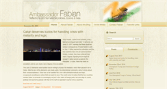 Desktop Screenshot of ambassador-fabian.com