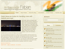 Tablet Screenshot of ambassador-fabian.com